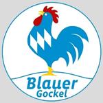 Blauer Gockel, Urlaub auf dem Bauernhof in Bayern.