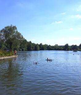 Badeseen in Oberfranken. Badesee Ebensfeld